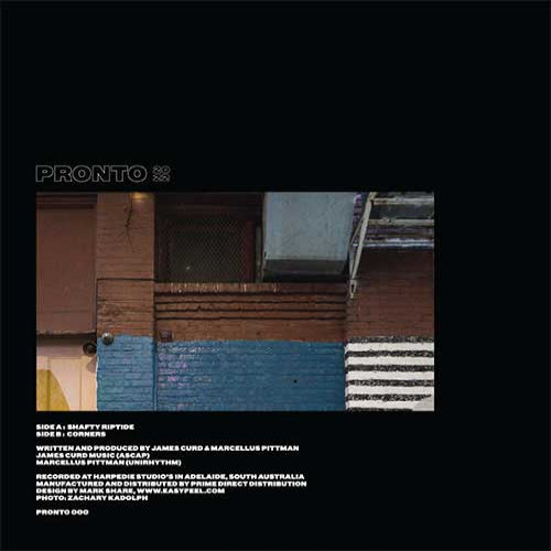 Album cover with textured design and text on a black background