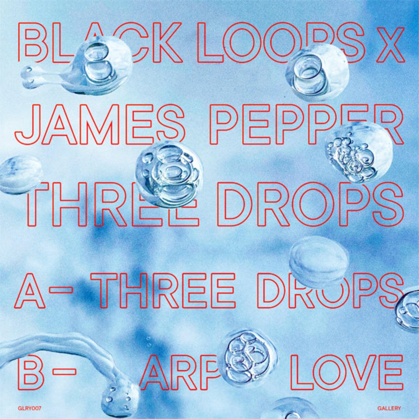 Black Loops, James Pepper - Three Drops EP cover