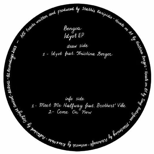 Bengoa Kristina Berger Brothers' Vibe Idyot EP B2 Recordings vinyl cover B2R012 Acid House Deep House House Music