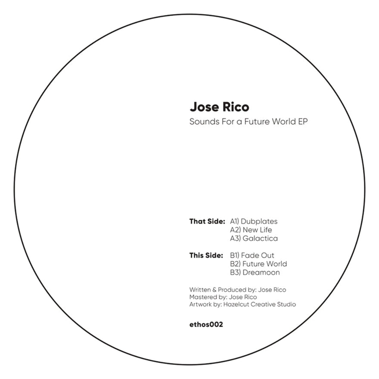 Jose Rico Sounds For a Future World EP Ethos Records ethos002