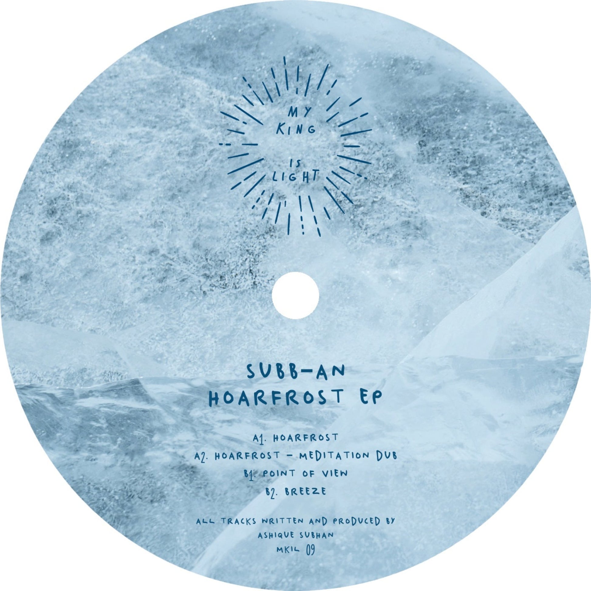 Subb-an – Hoarfrost EP Vinyl Record back cover