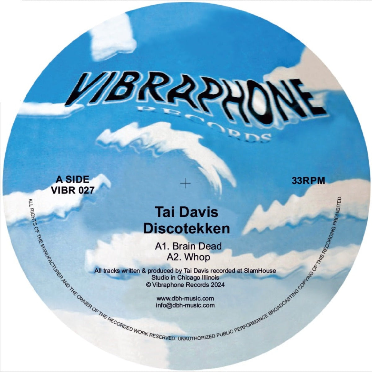 Tai Davis - Discotekken vinyl record cover