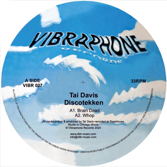 Tai Davis - Discotekken vinyl record cover