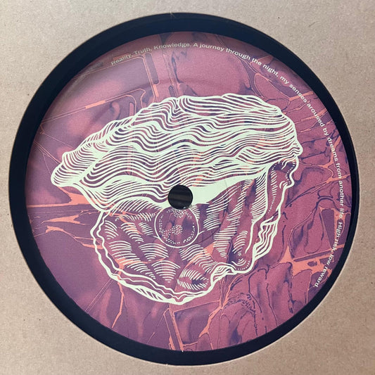 Kosh - Human Condition EP vinyl Back cover art by Kalahari Oyster Cult (OYSTER55)