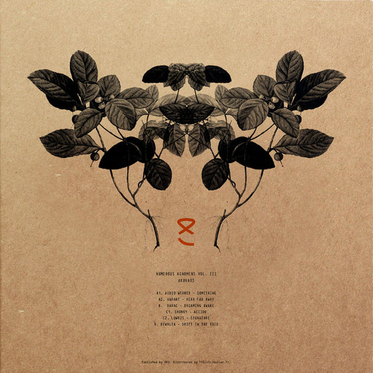 Numerous Agnomens Vol. III vinyl cover on AKU (AKUVA03)