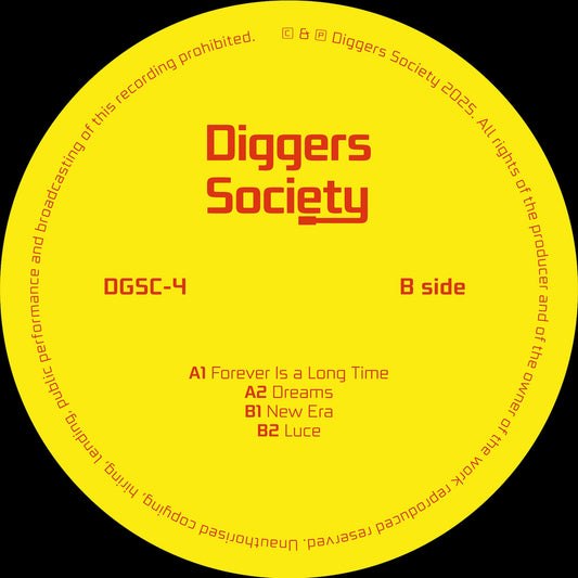 Giuseppe Angeloro – Dreams Diggers Society Records DGSC-4 techno vinyl Australia
