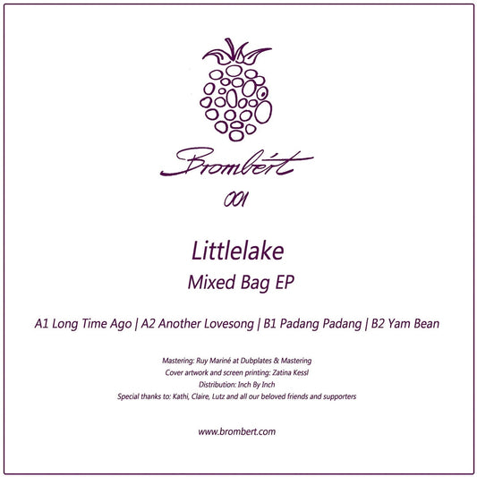Littlelake Mixed Bag EP on Brombért Records BROMBERT001 vinyl record Australia