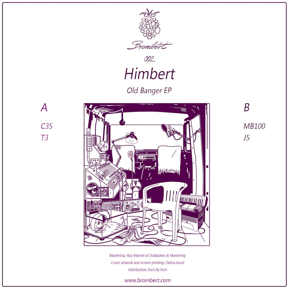 Himbert Old Banger EP on Brombért Records BROMBERT002 vinyl record Australia