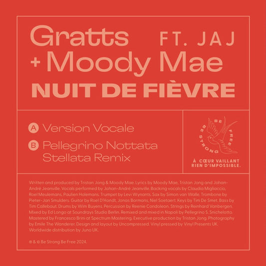 Gratts / Moody Mae – Nuit De Fievre Vinyl Record Back Cover