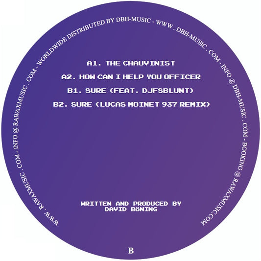 David Böning Down To Join EP 2 CHIWAX CHIWAX043.1 vinyl record Australia