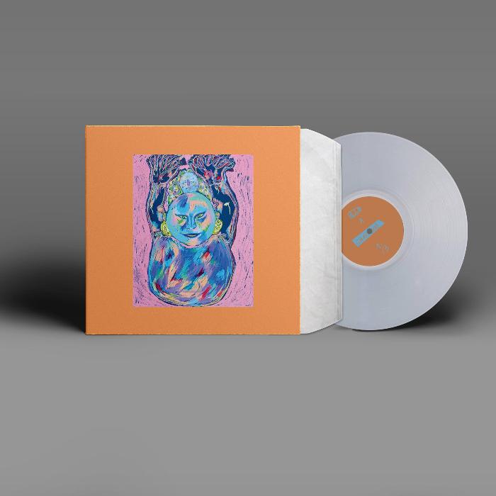 Various Artists Compilation Vol. 1, Part I vinyl record cover. A colorful, abstract illustration of a woman's face with a vibrant, pixelated style.