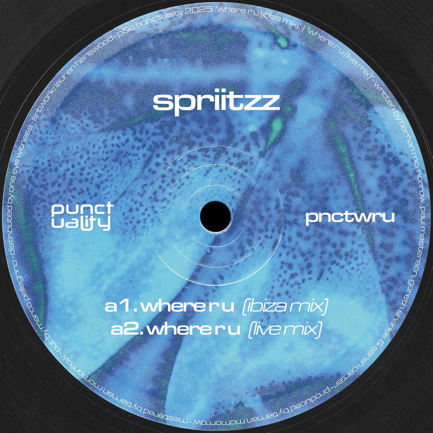 Spriitzz – Where R U / Sunscreen Punctuality PNCTWRU trance vinyl Australia
