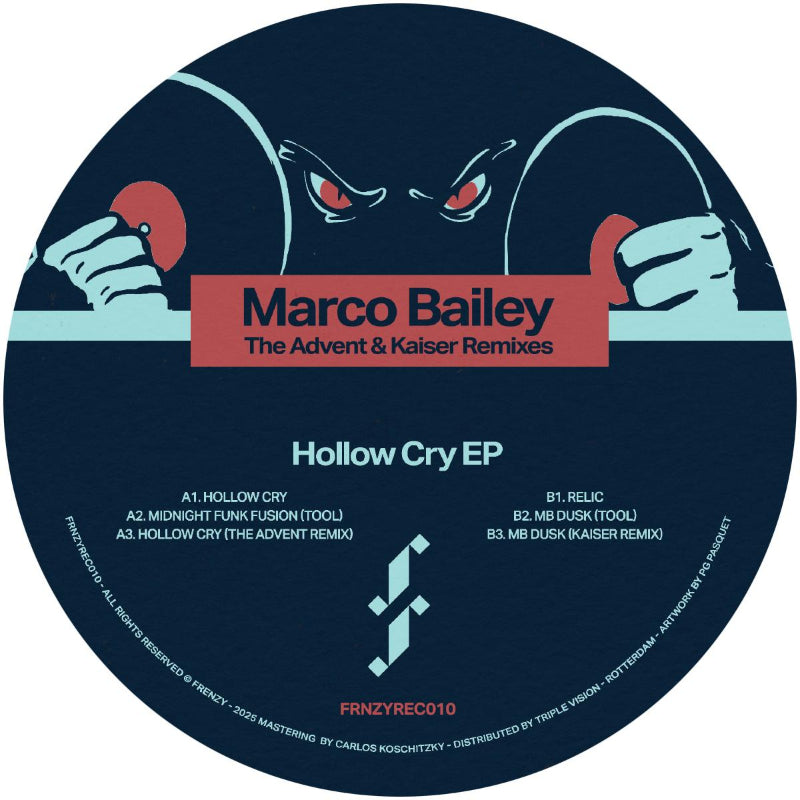 Marco Bailey Hollow Cry EP Frenzy Recordings FRNZYREC010 12 inch techno vinyl Australia
