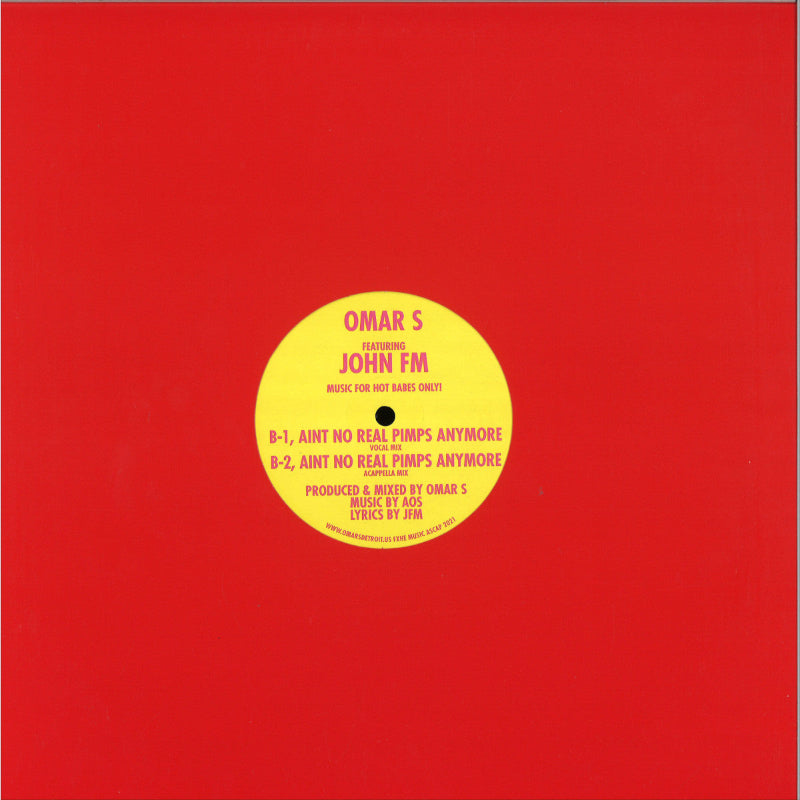 Omar S featuring John FM Music For Hot Babes Only FXHE 12 inch house vinyl Australia
