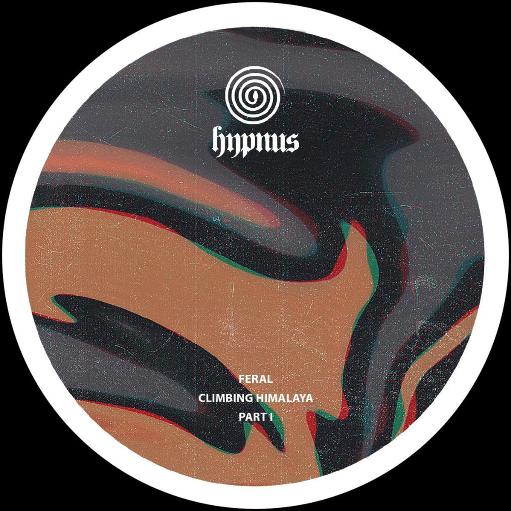 Feral – Climbing Himalaya: Part I vinyl record, released on Hypnus Records (HYPNUS016). Deep tribal techno with cavernous atmosphere and psychedelic flow. Fast shipping Australia-wide.