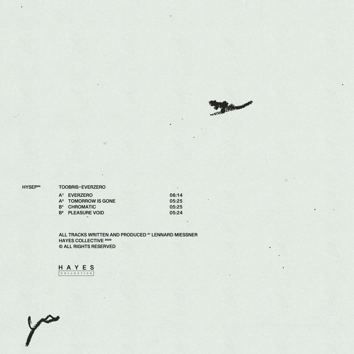 Toobris – Everzero Hayes HYSEP64 vinyl record Australia