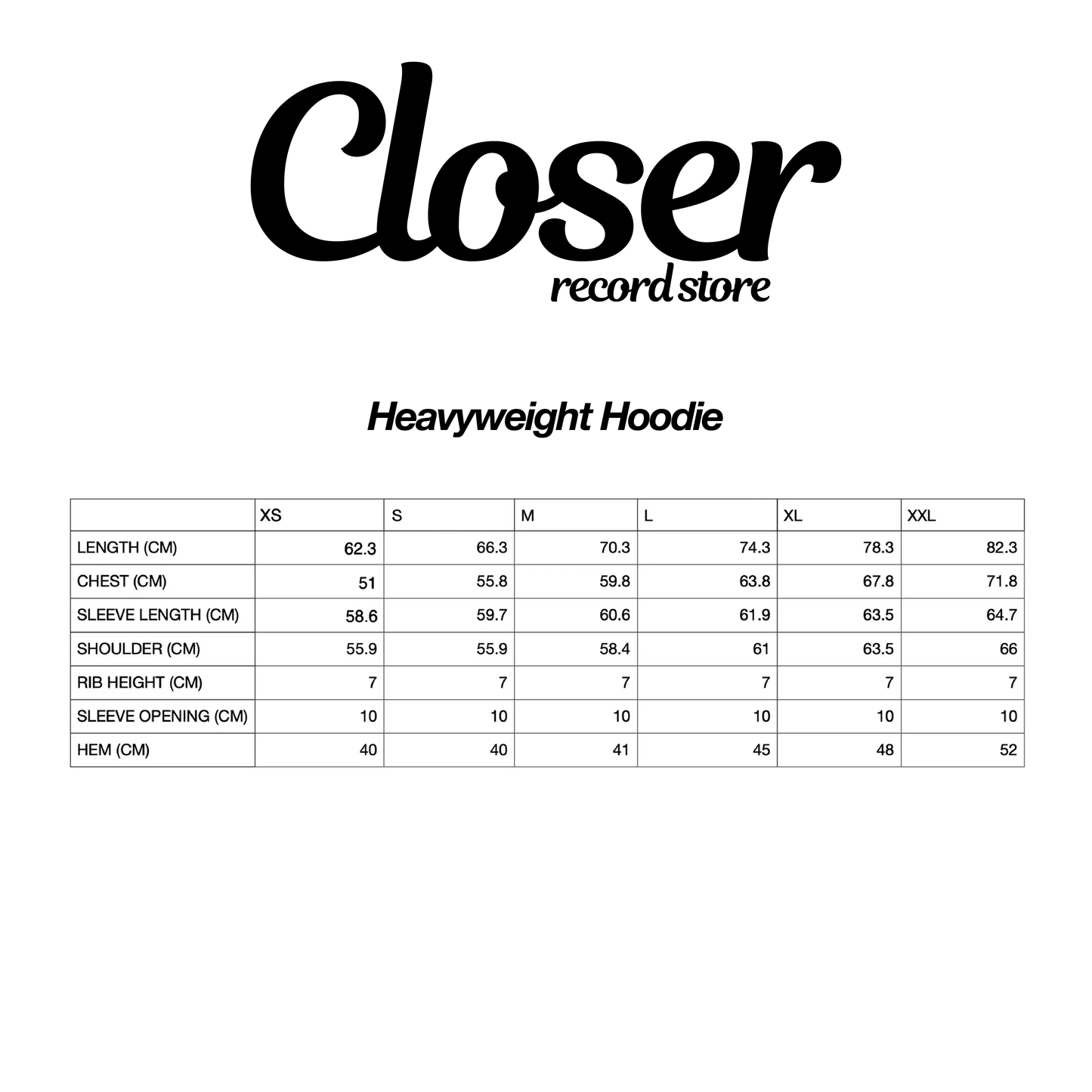 Closer Heavyweight Hoodie – Grey