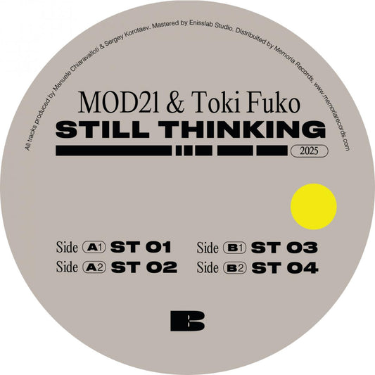 Mod21 & Toki Fuko Still Thinking Introspection Audio Limited IAL006 vinyl record Australia