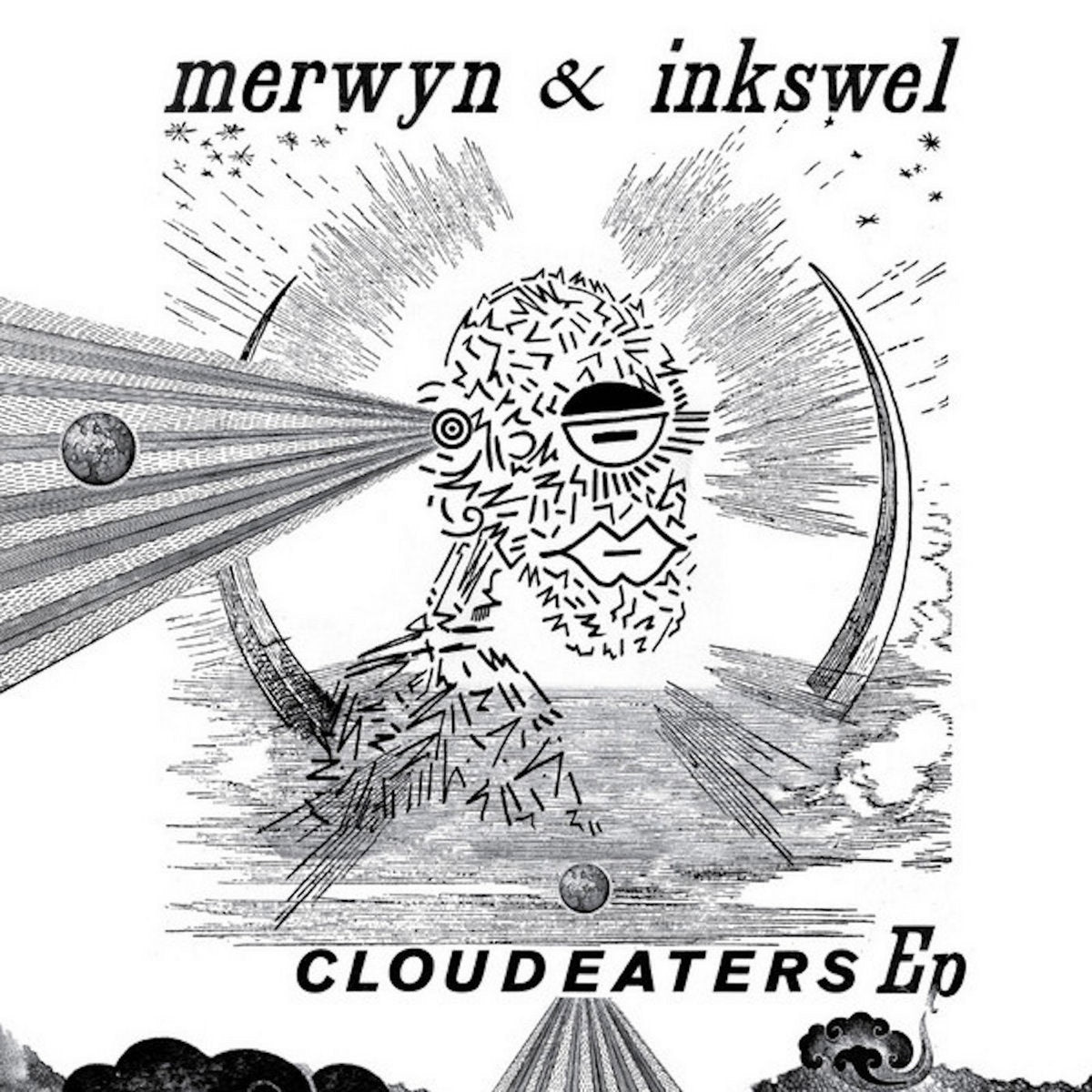 Merwyn and Inkswel Cloud Eaters EP on Inner Tribe Records ITRLTD02 vinyl record Australia