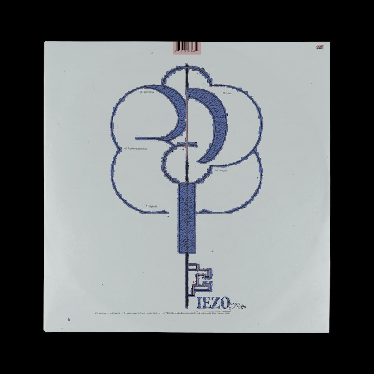 Piezo – Sky Burial on NAFF NAFF033 vinyl record Australia