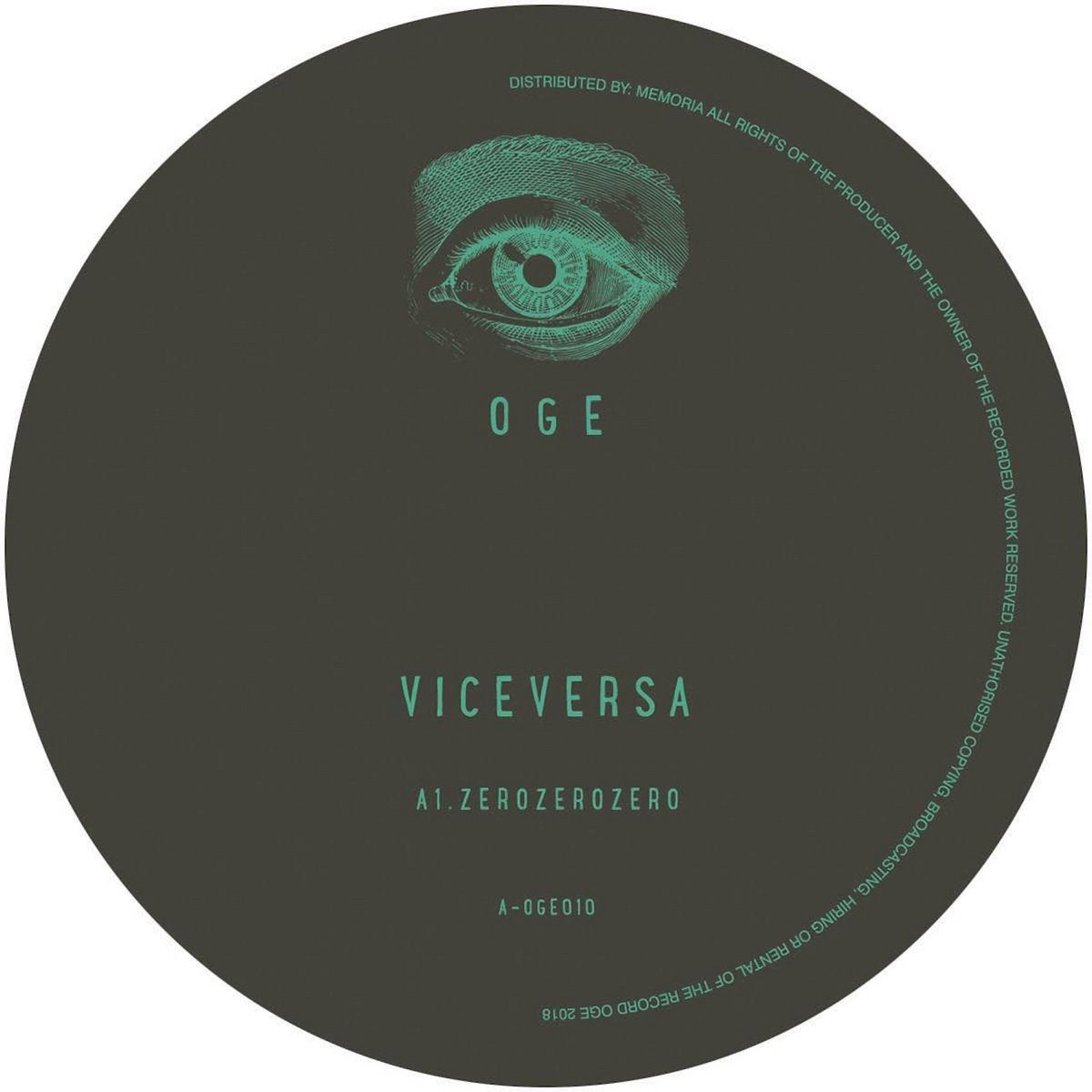 Viceversa Zerozerozero oge OGE010 minimal house vinyl record Australia