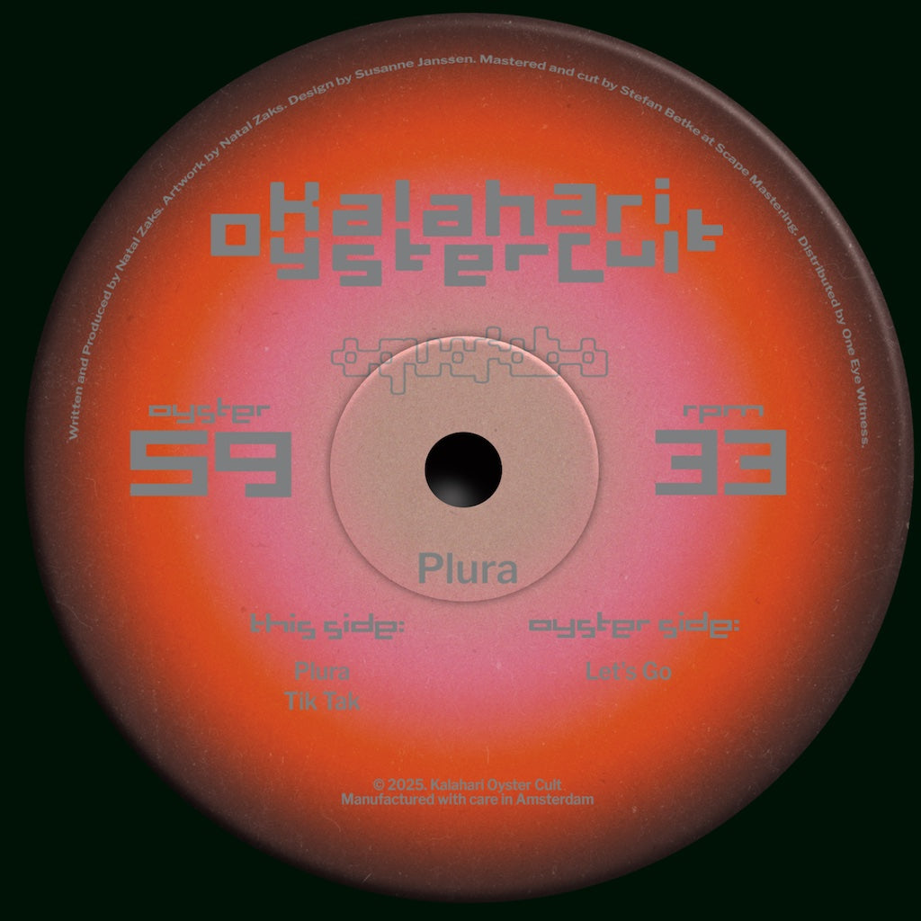 Aquafaba Plura Kalahari Oyster Cult OYSTER59 techno vinyl record Australia
