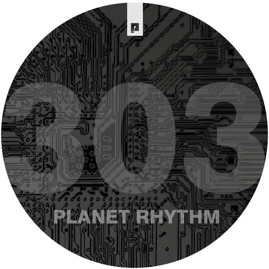 Cover of Enter The Void – PR303.101 EP on Planet Rhythm Records (white label)