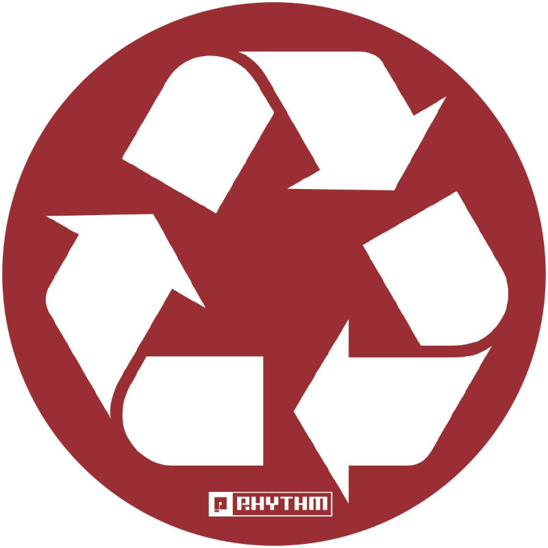 Cover art of Recycle's 'Flash & Cash EP' 12" red vinyl release on Planet Rhythm Records