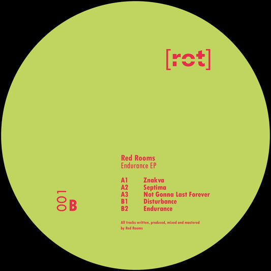Red Rooms Endurance EP ROT Records ROT001 vinyl record Australia