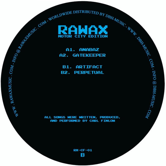 Carl Finlow The RAWAX Trilogy Part One on Rawax Motor City Edition RX-CF-01 vinyl record Australia