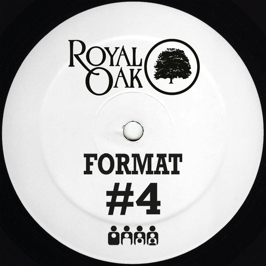 Record label with 'Royal Oak' branding and text 'Format #4' on a white background