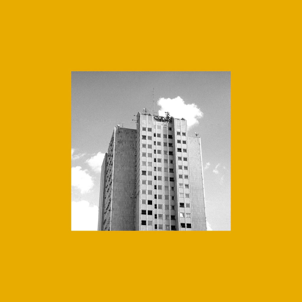 Li & ZOL – Landing EP 12" yellow vinyl cover featuring analog dub-house with mid-tempo minimalism and Balkan influences. Available for fast shipping across Australia