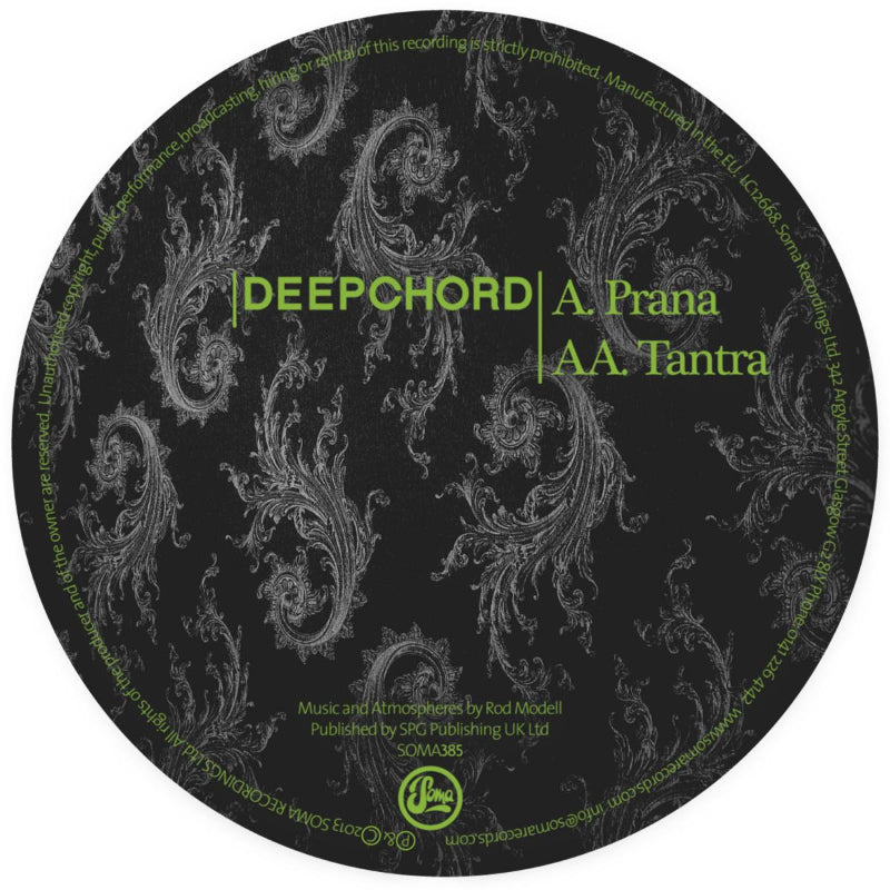 Deepchord Prana Tantra SOMA385 12 inch dub techno vinyl 2025 repress Australia