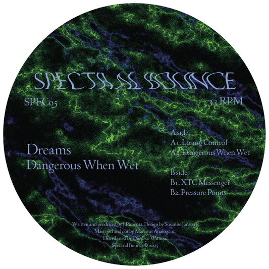 Dreams Dangerous When Wet EP vinyl cover