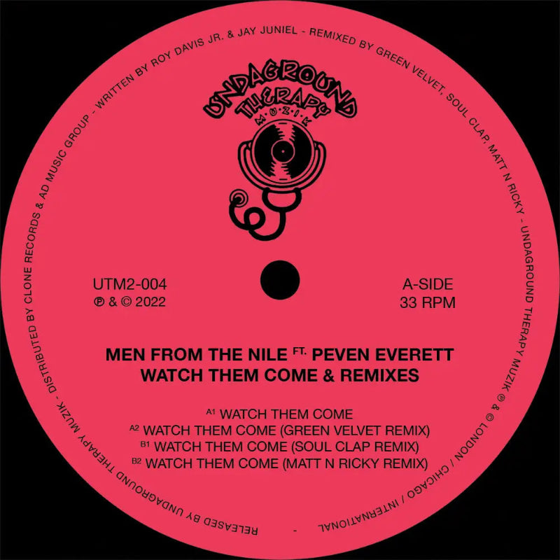 Men From The Nile feat Peven Everett Watch Them Come UTM2-004 house vinyl sale Australia