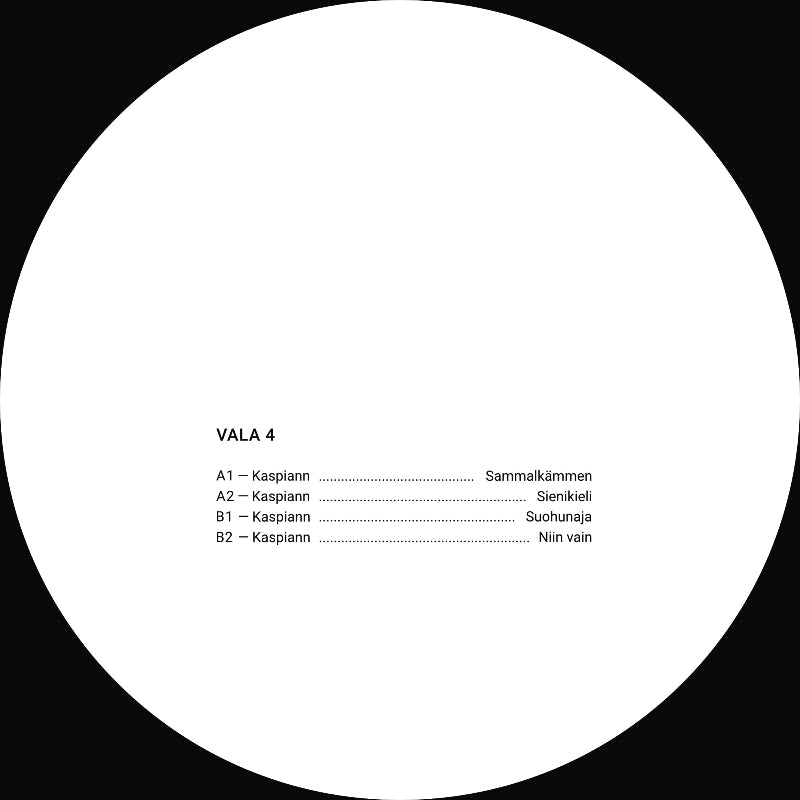 Kaspiann – Vala 4 limited edition techno vinyl on Vala (VALA004)