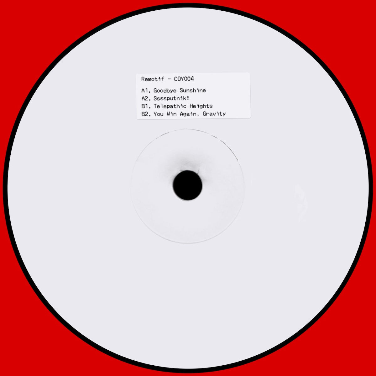 Remotif COY004 on Coymix COY004 vinyl record Australia