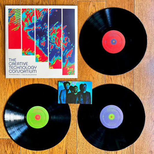 The Creative Technology Consortium - Panoramic Coloursound | Dark Entries (DE-300) • Vinyl 3LP • Ambient, Darkwave, Experimental,