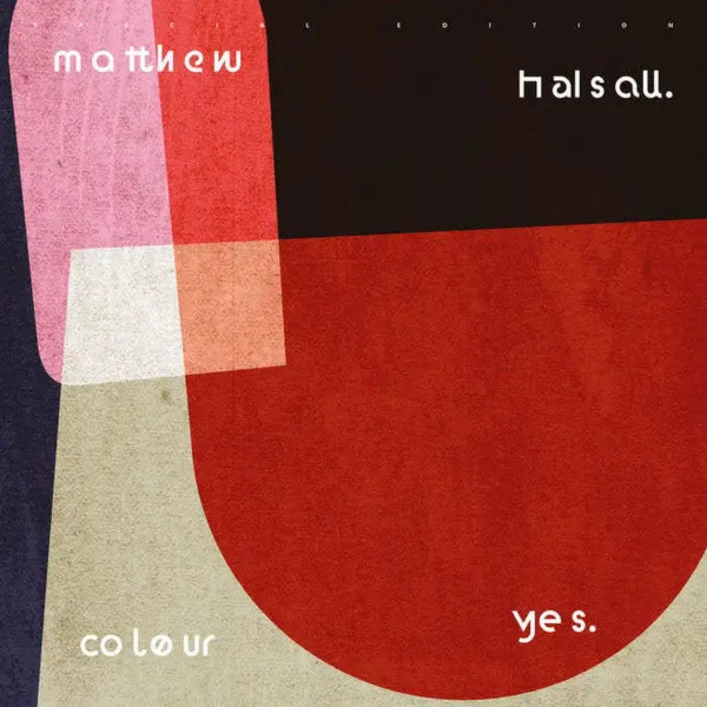 Front cover of Matthew Halsall’s "Colour Yes" deluxe 2LP vinyl edition, featuring new artwork designed for the remixed and remastered release.