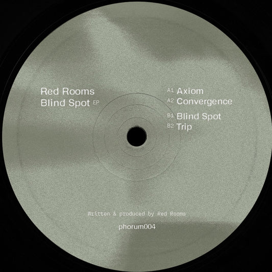 Red Rooms – Blind Spot EP on Phorum Records PHORUM004 vinyl record Australia
