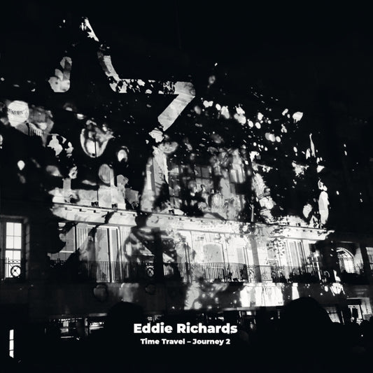 Cover of Eddie Richards – Time Travel: Journey 2 vinyl release on Repeat Records