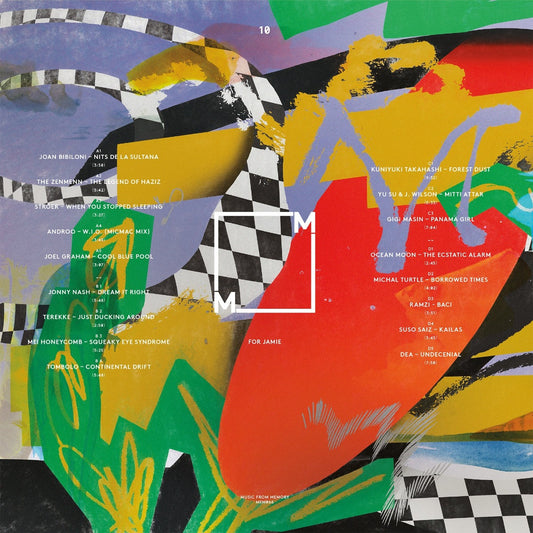 Various Artists - 10 vinyl compilation cover. Celebrating Music From Memory's ten-year journey with a diverse range of tracks