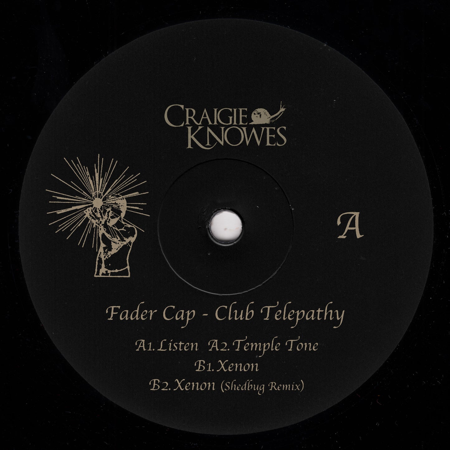Fader Cap - Club Telepathy EP Craigie Knowes CKNOWEP44 Trance Techno Breakbeat front cover