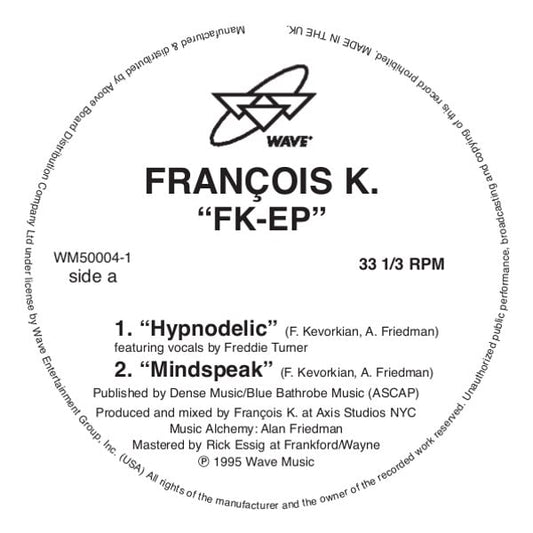 Francois K. - FK-EP 50004-1 Deep House Vinyl Repress