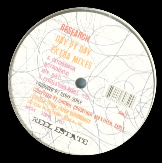 Research Day By Day Extra Mixes Reel Estate REV002 Vinyl Cover Nu Disco House