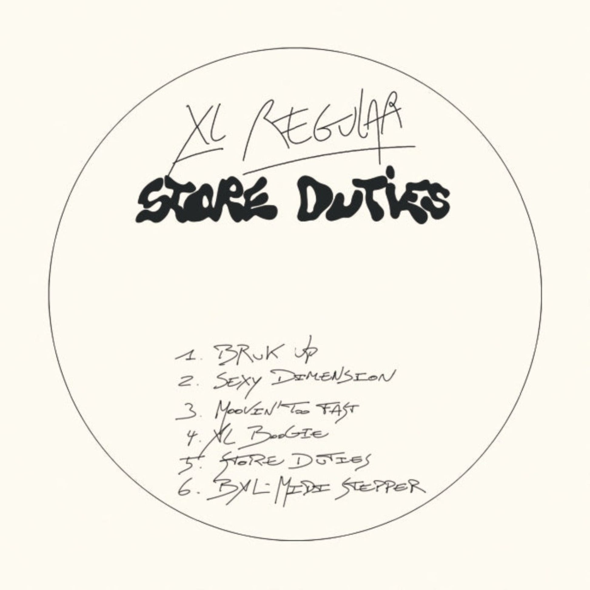 XL Regular - Store Duties I Artisjok Records (AR0001) Vinyl Record Cover