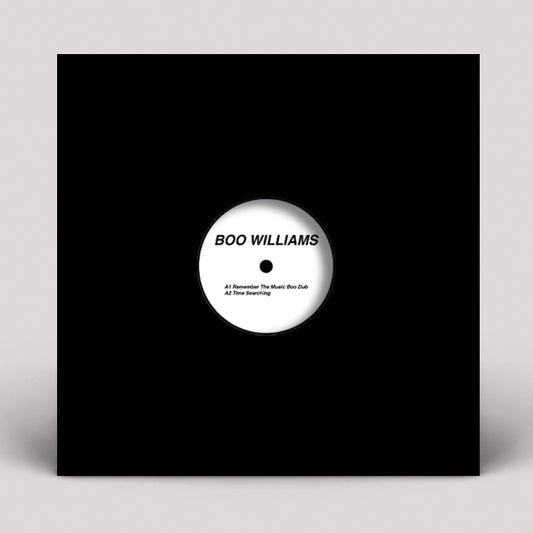 Vinyl record with 'Boo Williams' on a black background
