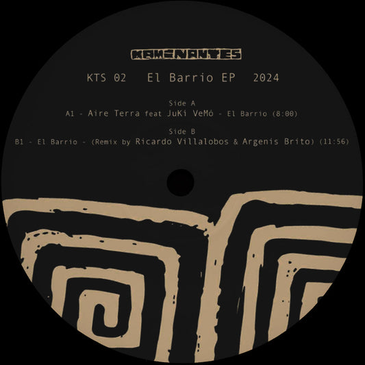 Aire Terra – El Barrio EP vinyl on Kaminantes Records (KTS002)