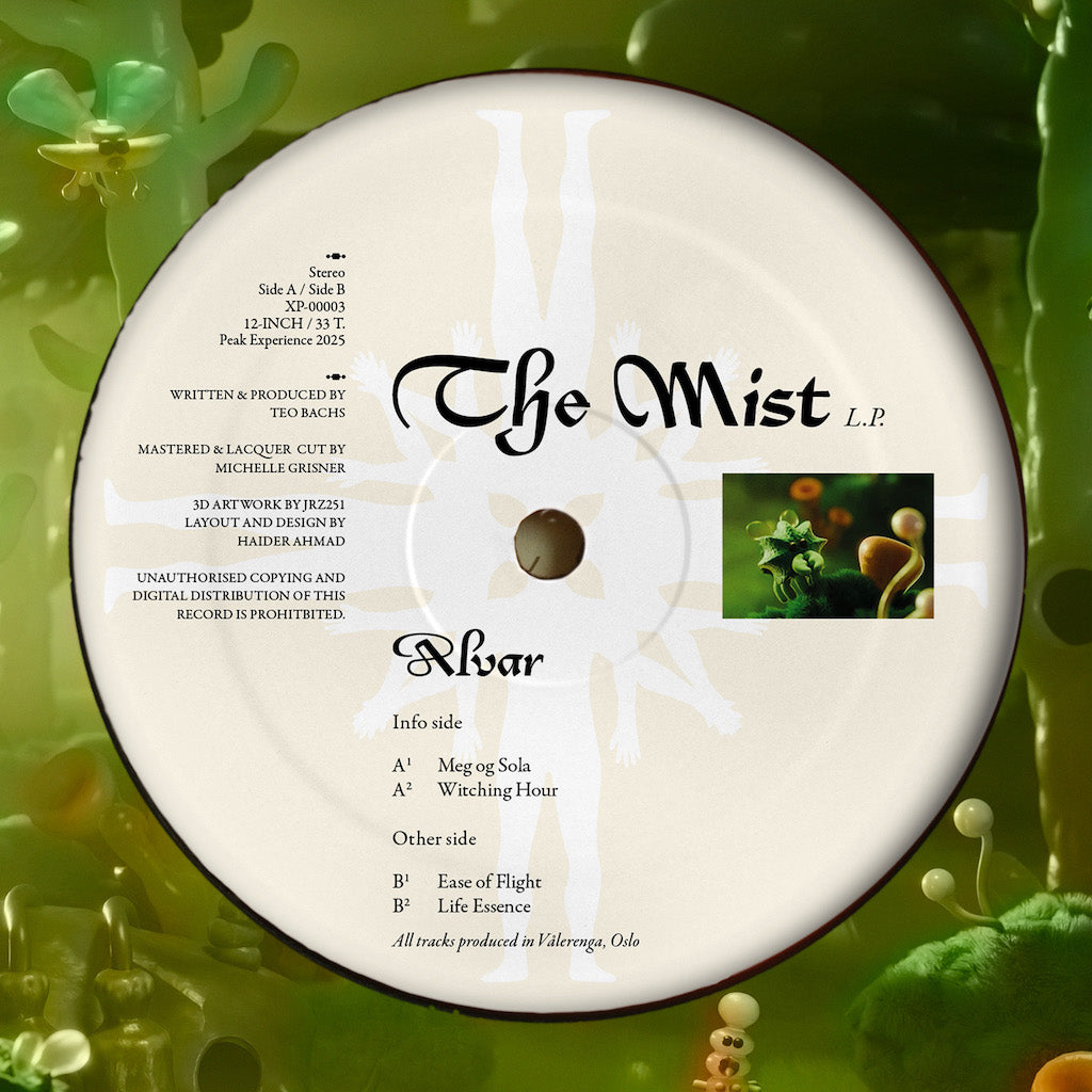 Alvar The Mist LP Peak Experience XP-00003 ambient electronic vinyl record Australia