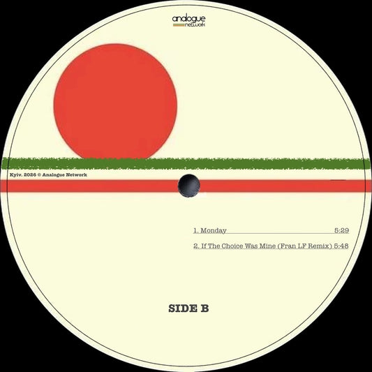 Antonio Fevola Monday EP Analogue Network ANWAX001 vinyl record Australia